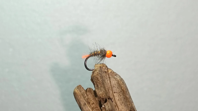 Hare’s ear hotspot nymph pattern for Vaal River Yellowfish fly fishing (shallow seams and soft edges)